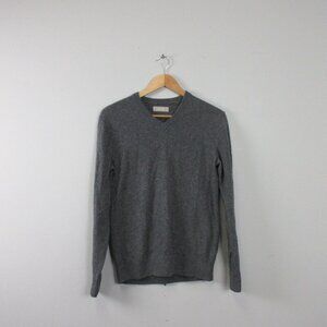 Everlane The Cashmere V Neck Sweater Women XS Gray Warm Soft Relaxed Luxury 230